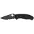 Ніж Spyderco Tenacious Black Blade, 8Cr13MoV, G-10, напівсерейтор к:black, фото 